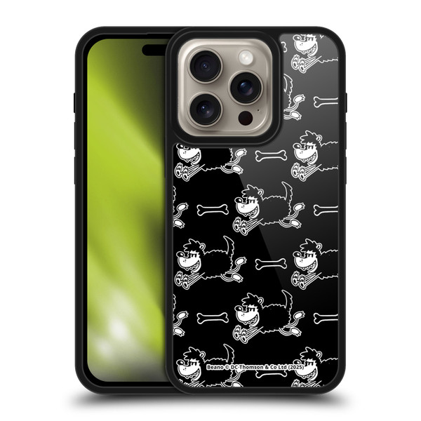 Beano Bananaman Patterns Gnasher Gel Armour Case For Apple iPhone 16 Pro