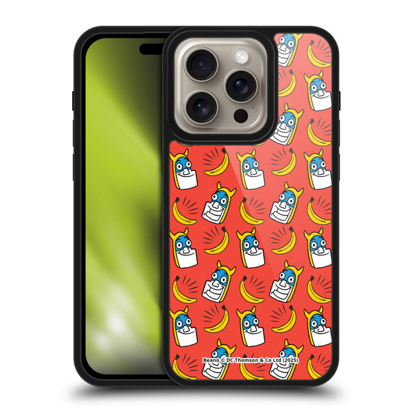 Beano Bananaman Patterns Head Gel Armour Case For Apple iPhone 16 Pro