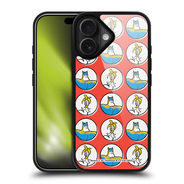 Beano Bananaman Patterns Red Circles Gel Armour Case For Apple iPhone 17