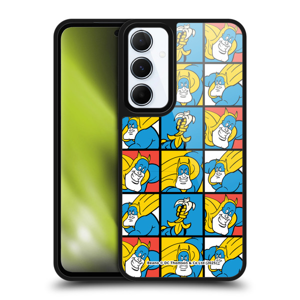 Beano Bananaman Patterns Squares Gel Armour Case For Samsung Galaxy A55 5G