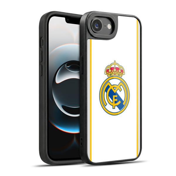 Real Madrid CF Badge White Gel Armour Case For Apple iPhone 16e / Apple iPhone 17e