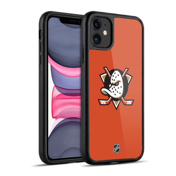 NHL Anaheim Ducks Plain Gel Armour Case For Apple iPhone 11