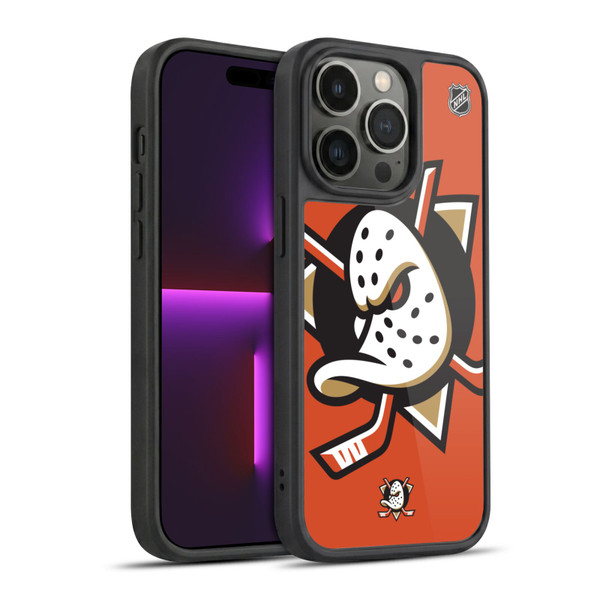 NHL Anaheim Ducks Oversized Gel Armour Case For Apple iPhone 14 Pro
