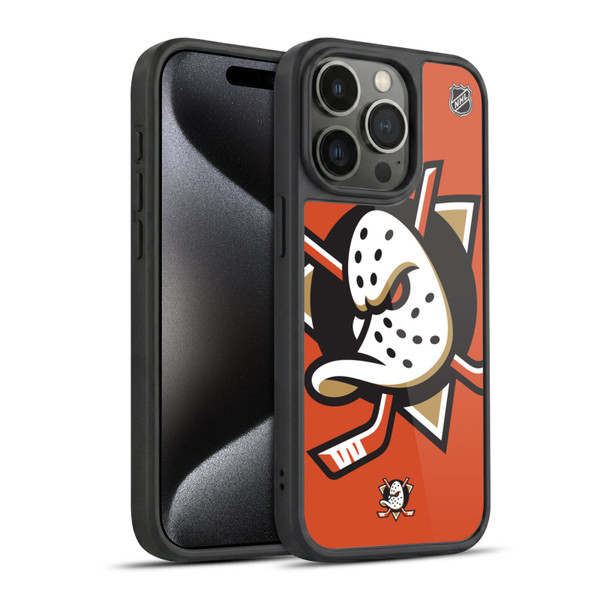 NHL Anaheim Ducks Oversized Gel Armour Case For Apple iPhone 15 Pro
