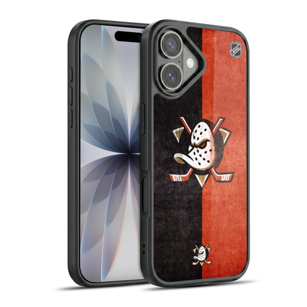 NHL Anaheim Ducks Half Distressed Gel Armour Case For Apple iPhone 17