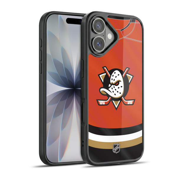 NHL Anaheim Ducks Jersey Gel Armour Case For Apple iPhone 17