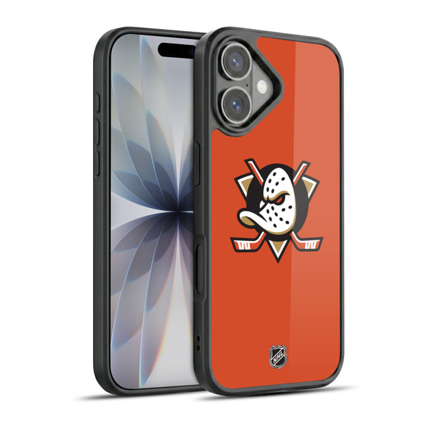 NHL Anaheim Ducks Plain Gel Armour Case For Apple iPhone 17