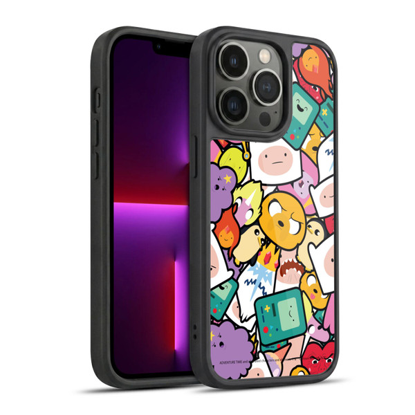 Adventure Time Graphics Pattern Gel Armour Case For Apple iPhone 13 Pro