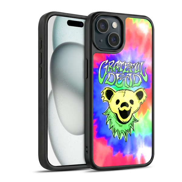 Grateful Dead Trends Bear Tie Dye Gel Armour Case For Apple iPhone 15