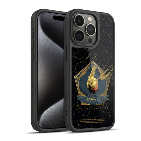 Hogwarts Legacy Graphics Golden Snidget Gel Armour Case For Apple iPhone 15 Pro