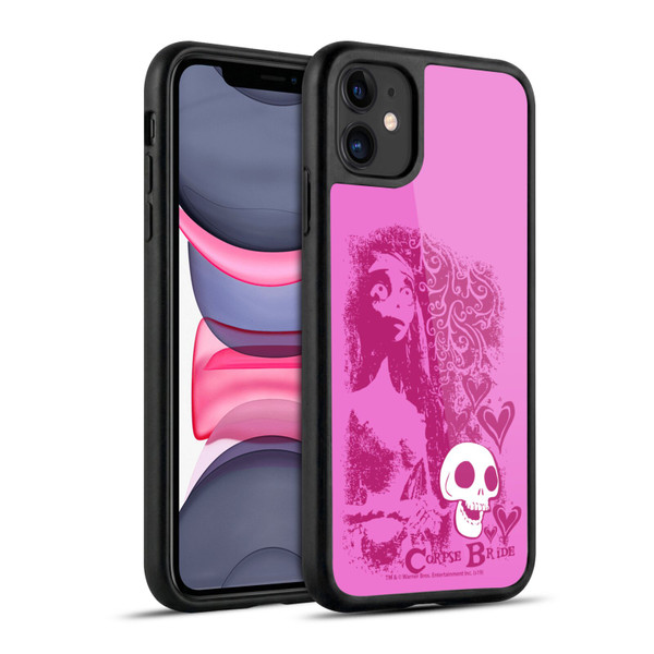 Corpse Bride Key Art Pink Distressed Look Gel Armour Case For Apple iPhone 11