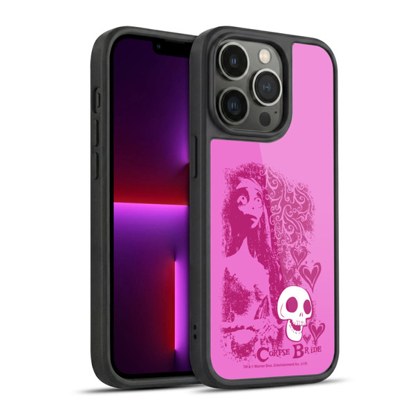 Corpse Bride Key Art Pink Distressed Look Gel Armour Case For Apple iPhone 13 Pro