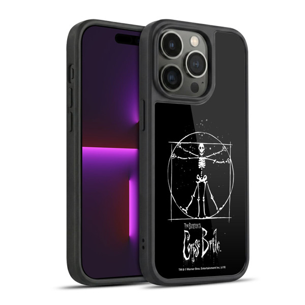 Corpse Bride Key Art Vitruvian Skeleton Gel Armour Case For Apple iPhone 14 Pro