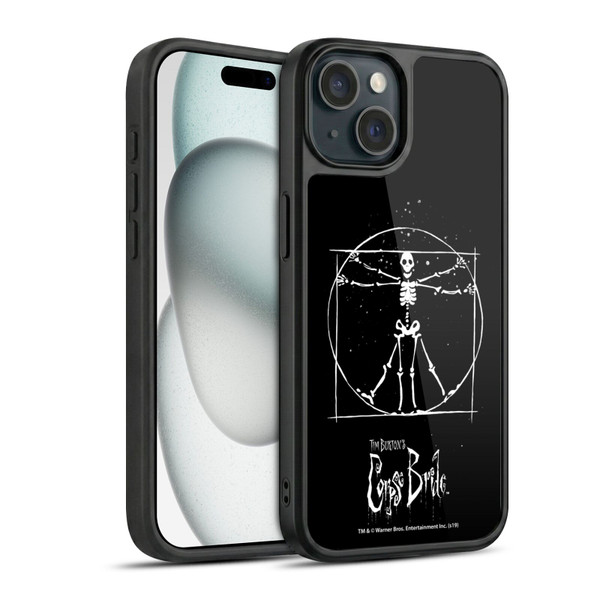 Corpse Bride Key Art Vitruvian Skeleton Gel Armour Case For Apple iPhone 15