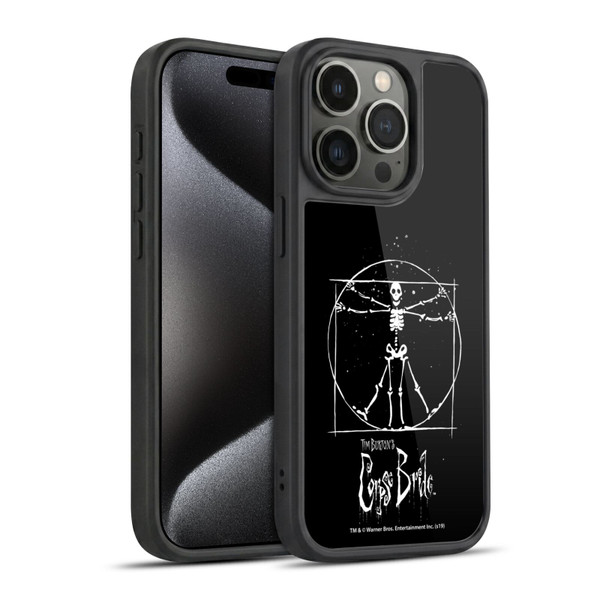 Corpse Bride Key Art Vitruvian Skeleton Gel Armour Case For Apple iPhone 15 Pro