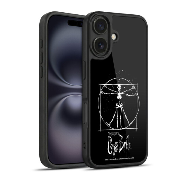 Corpse Bride Key Art Vitruvian Skeleton Gel Armour Case For Apple iPhone 16