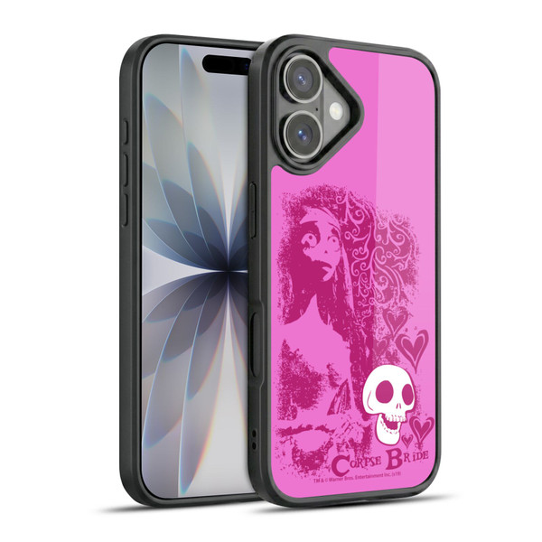 Corpse Bride Key Art Pink Distressed Look Gel Armour Case For Apple iPhone 17