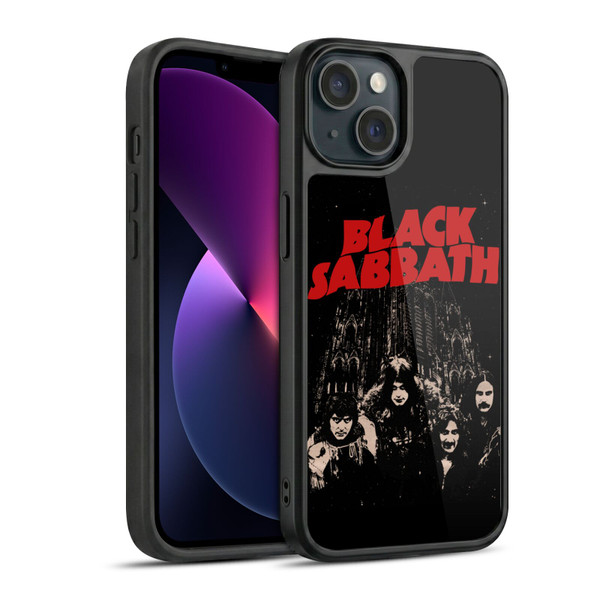 Black Sabbath Key Art Red Logo Gel Armour Case For Apple iPhone 13