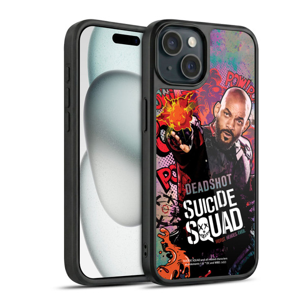 Suicide Squad 2016 Graphics Deadshot Poster Gel Armour Case For Apple iPhone 15