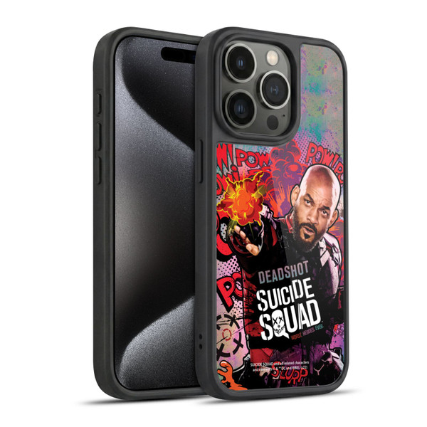 Suicide Squad 2016 Graphics Deadshot Poster Gel Armour Case For Apple iPhone 15 Pro
