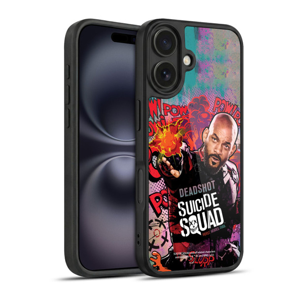 Suicide Squad 2016 Graphics Deadshot Poster Gel Armour Case For Apple iPhone 16