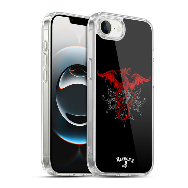 Alchemy Gothic Dragon Draco Rosa Soft Gel Case for Apple iPhone 16e / Apple iPhone 17e & MagSafe