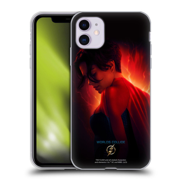 The Flash 2023 Poster Supergirl Soft Gel Case for Apple iPhone 11