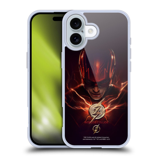 The Flash 2023 Poster Barry Allen Soft Gel Case for Apple iPhone 16 & MagSafe