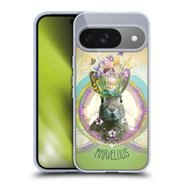 Duirwaigh Boho Animals Rabbit Soft Gel Case for Google Pixel 9 / Pixel 9 Pro