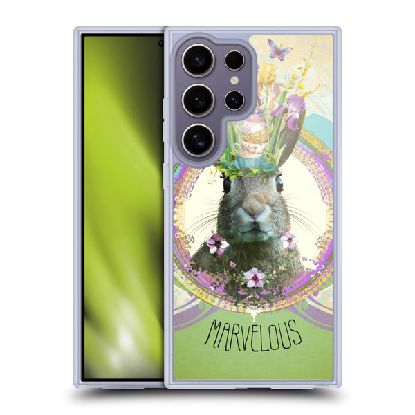 Duirwaigh Boho Animals Rabbit Soft Gel Case for Samsung Galaxy S25 Ultra & MagSafe