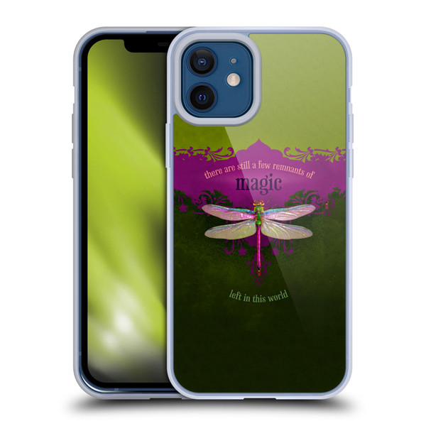 Duirwaigh Insects Dragonfly Soft Gel Case for Apple iPhone 12 / iPhone 12 Pro & MagSafe