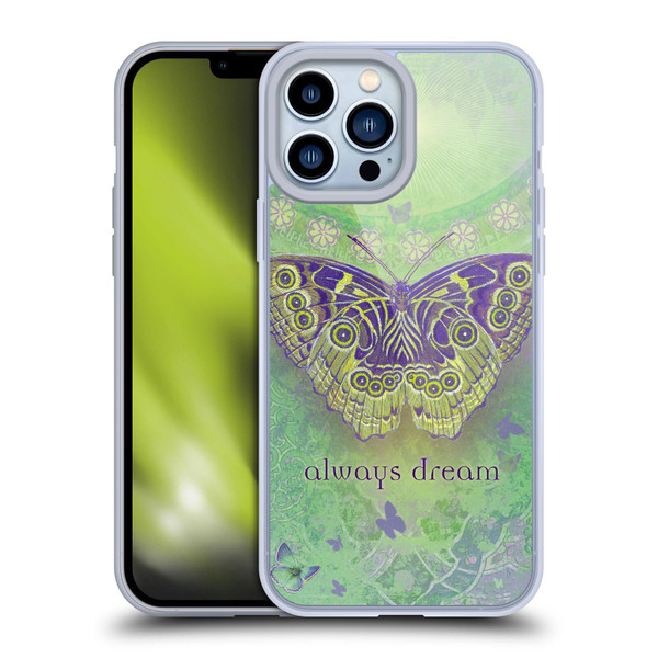 Duirwaigh Insects Butterfly Soft Gel Case for Apple iPhone 13 Pro Max & MagSafe