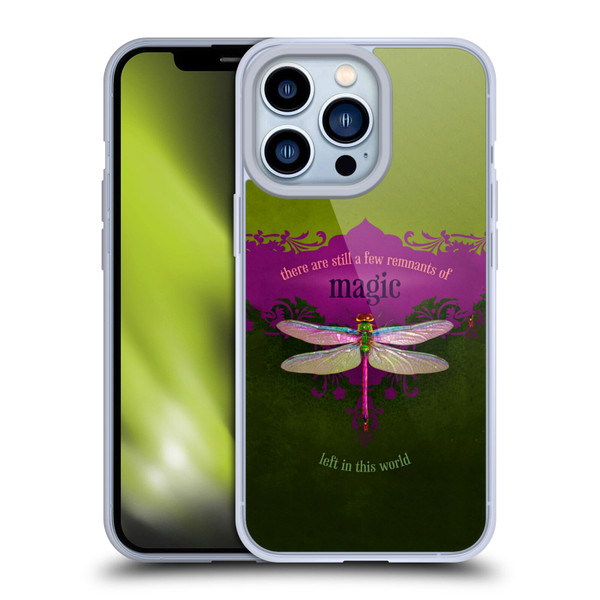 Duirwaigh Insects Dragonfly Soft Gel Case for Apple iPhone 13 Pro & MagSafe