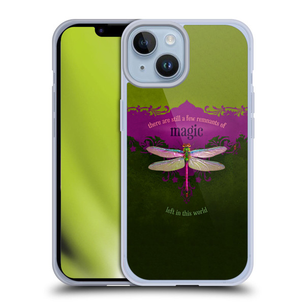 Duirwaigh Insects Dragonfly Soft Gel Case for Apple iPhone 14