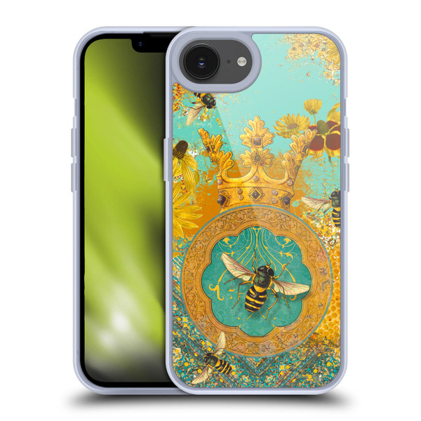 Duirwaigh Insects Bee Soft Gel Case for Apple iPhone 16e / Apple iPhone 17e & MagSafe
