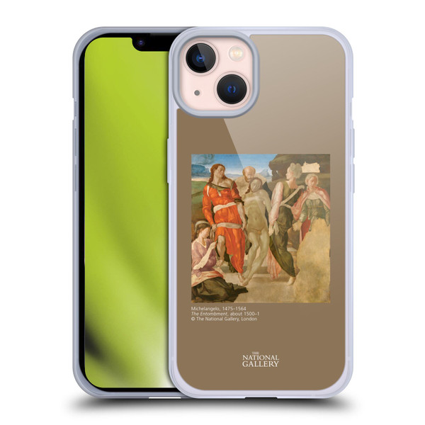 The National Gallery Religious & Mythological The Entombment Soft Gel Case for Apple iPhone 13