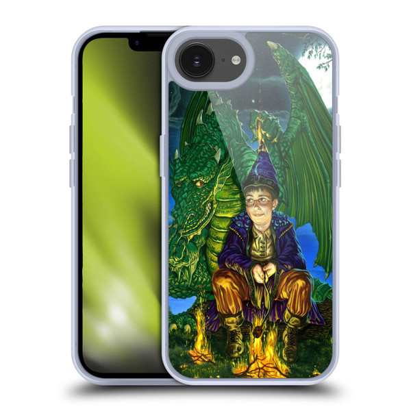 Ed Beard Jr Dragon Friendship Oops Said Soft Gel Case for Apple iPhone 16e / Apple iPhone 17e & MagSafe