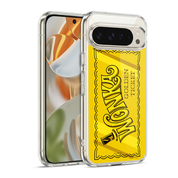 Willy Wonka and the Chocolate Factory Graphics Golden Ticket Soft Gel Case for Google Pixel 9 / Pixel 9 Pro