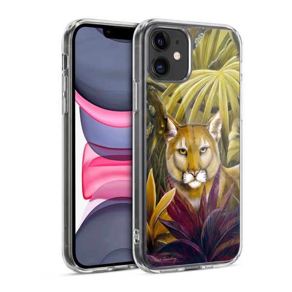 Lisa Sparling Creatures Florida Forest Panther Soft Gel Case for Apple iPhone 11