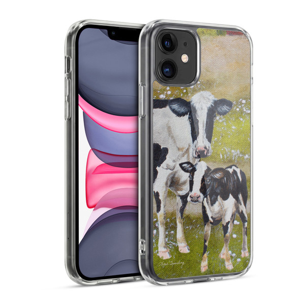 Lisa Sparling Creatures Two Cows Soft Gel Case for Apple iPhone 11