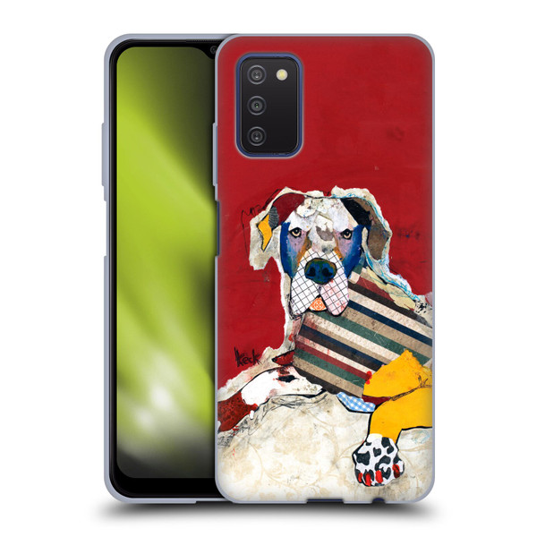 Michel Keck Dogs 2 Great Dane Soft Gel Case for Samsung Galaxy A03s (2021)