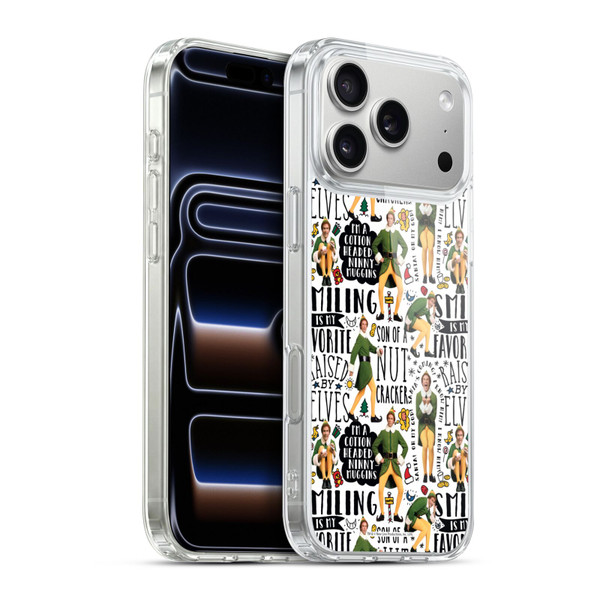 Elf Movie Graphics 2 Buddy Pattern Soft Gel Case for Apple iPhone 17 Pro Max