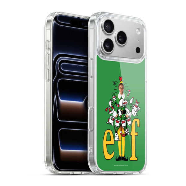 Elf Movie Graphics 2 Doodles Soft Gel Case for Apple iPhone 17 Pro Max