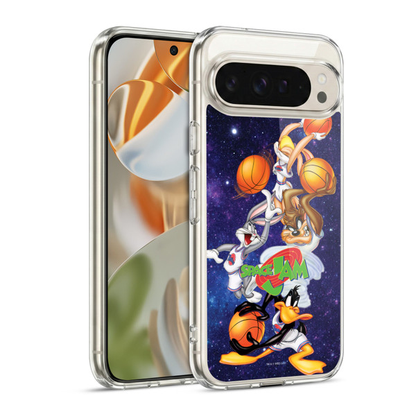Space Jam (1996) Graphics Poster Soft Gel Case for Google Pixel 9 / Pixel 9 Pro