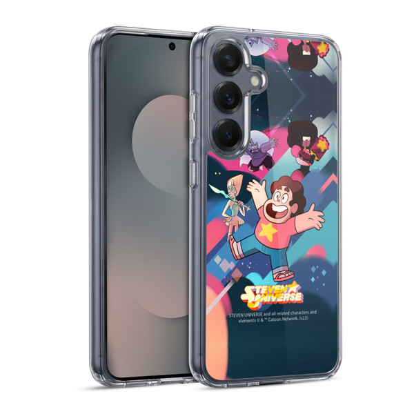 Steven Universe Graphics Characters Soft Gel Case for Samsung Galaxy S25 & MagSafe