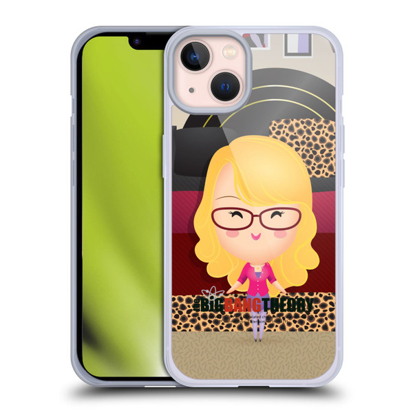 The Big Bang Theory Character Art Bernadette Soft Gel Case for Apple iPhone 13