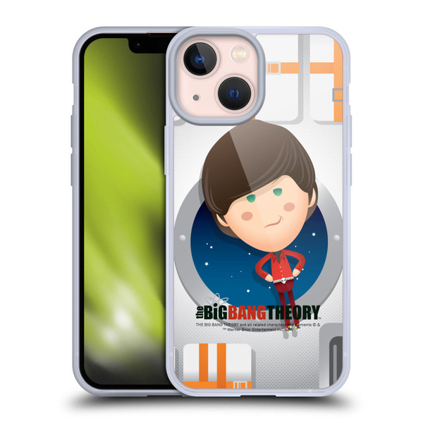 The Big Bang Theory Character Art Howard Soft Gel Case for Apple iPhone 13 Mini & MagSafe