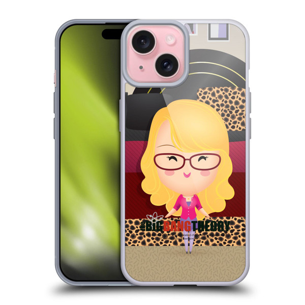 The Big Bang Theory Character Art Bernadette Soft Gel Case for Apple iPhone 15 & MagSafe