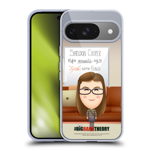 The Big Bang Theory Character Art Amy Soft Gel Case for Google Pixel 9 / Pixel 9 Pro