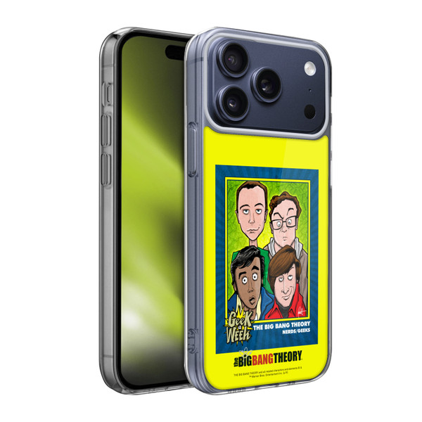 The Big Bang Theory Graphics Arts 2 Poster Soft Gel Case for Apple iPhone 17 Pro Max